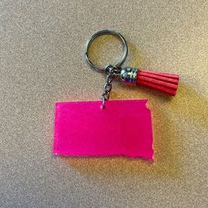 Handmade U.S. State Keychain - South Dakota